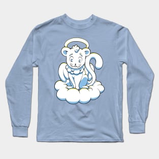 chat ange Long Sleeve T-Shirt